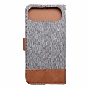 Läppäsuojakuori iPhone 17 AIR -lle Jeans Book harmaa