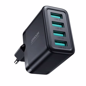 Charger Joyroom "JR-TCN03" Black 24W (4xUSB)