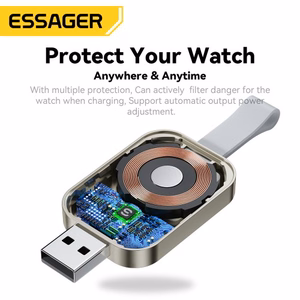 Wireless Charger Essager "Bay Portable L" Wite (for Apple Watch)