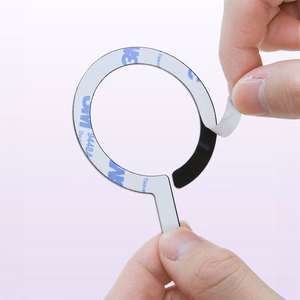 Tech-Protect Metalring MagSafe Yleinen Magneettinen Rengas 2-pack Musta & Hopea