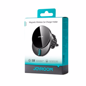 Joyroom JR-ZS409 Magneettinen teline 15W induktiivisella laturilla auton ilmanvaihtorakoihin - musta