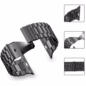 Tech-Protect Stainless Ranneke Apple Watch 4/5/6/7/8/9/SE/Ultra 1/2 42/44/45/49mm Musta