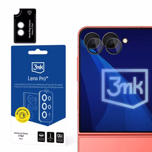 3mk Lens Protection Pro kameran lasi Samsung Galaxy Z Flip 7:lle - musta
