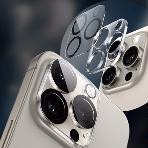 Tech-Protect Cam Fit+ kamerasuoja iPhone 16e / 17e:lle - läpinäkyvä