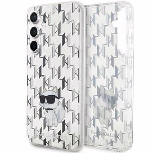 Karl Lagerfeld Monogram Suojakuori Samsung Galaxy S23 FE:lle - läpinäkyvä
