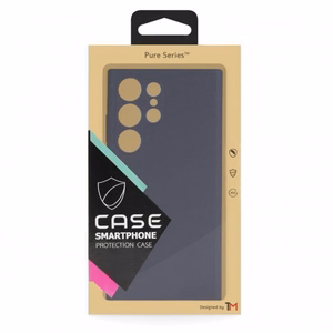 Puhelimen suojakuori TM Pure Silicone Samsung G990 S21 FE / Charcoal Gray / (Blister)