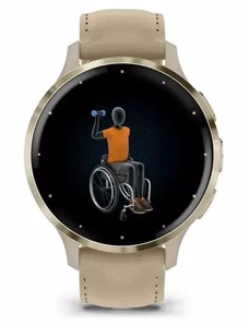 Garmin 010-02785-55 digitaalinen äly-/urheilukello, 3,05 cm (1,2"), AMOLED, 41 mm, 390 × 390 pikseliä, kosketusnäyttö, kullanvärinen, Wi-Fi, satelliitti-GPS