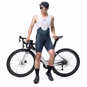 Rockbros YDDK009 miesten pehmustetut olkainpyöräilyshortsit, koko XL, tummansiniset