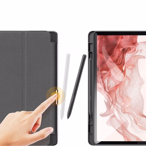 DUX DUCIS Suojakuori DOMO taitettava kynälokerolla Samsung Tab S9:lle - musta
