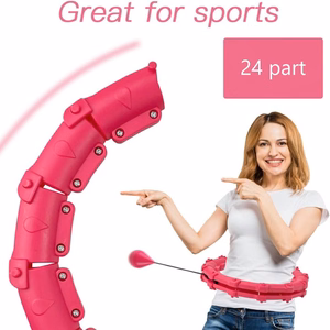 Smart Hula Hoop HHP007 -voimisteluvanne, vaaleanpunainen