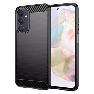 Carbon Suojakuori Samsung Galaxy A05S:lle musta