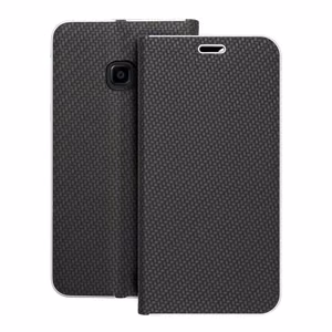 Flip-suojakuori Samsung Xcover 4:lle Luna Book Carbon musta