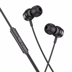 Wired In-Ear Headphones USB-C Hoco M122 Black