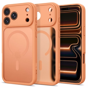 Tech-Protect BasicMag MagSafe -suojakuori iPhone 17 Pro / 18 Pro -malleille, matta oranssi