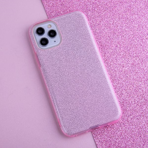 Glitter 3in1 case for Xiaomi Redmi Note 10 5G / Poco M3 Pro / M3 Pro 5G pink