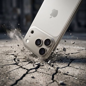 AR+AF Täysmetallinen karkaistu lasi IPHONE 17 PRO MAX:lle hopeinen