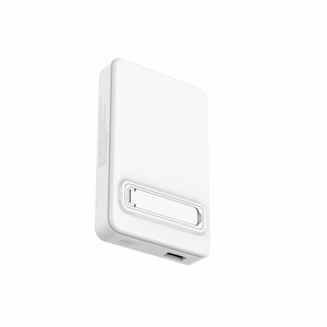 Powerbank Wozinsky WLWP-10KA0Y3WS 22.5W PD Qi2 10000 mAh, jalustalla, 1x USB-A, 1x USB-C - valkoinen