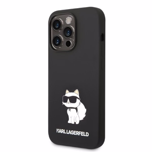 Karl Lagerfeld Silicone Choupette suojakuori iPhone 14 Pro Max:lle - musta