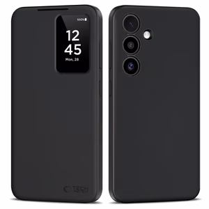 Tech-Protect Smart Wallet Suojakuori Samsung Galaxy S25+:lle - matta musta