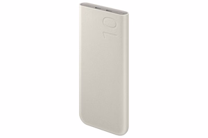Tehopankki Samsung EB-P3400XUEGEU FastCharge 2x USB-C 25W 10000mAh - beige