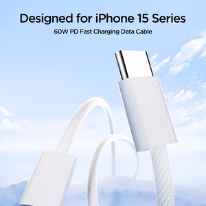Joyroom S-A45 60W USB-C to USB-C 1.0m valkoinen kaapeli