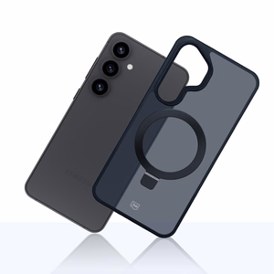 3mk Smoke Case Mag&Stand Samsung Galaxy S25+:lle - musta