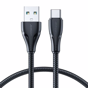 Joyroom Surpass Series A11 USB-A / USB-C 3A kaapeli 1.2 m - musta