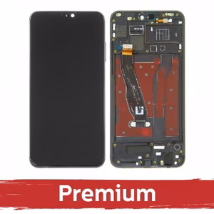 LCD-näyttö yhteensopiva Huawei Honor 8X kehyksellä / musta / OEM