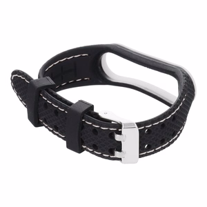Elastomer strap LIFESTYLE for XIAOMI Mi Band 5 / 6 black (03)