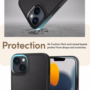 Spigen Cyrill Kajuk Mag kotelo MagSafella iPhone 14 Plus -puhelimelle - Musta