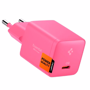 Spigen Essential EE301EU 1-liitäntäinen 30 W verkkolaite – vaaleanpunainen