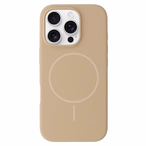 MagSafe Slim Silicone Suojakuori iPhone 16 Pro Max:lle ruskea