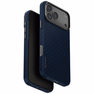 Uniq Keva EDGE Magclick Lataussuojakuori iPhone 17 Pro Max:lle - sininen