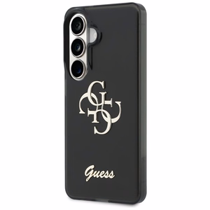 Guess Suojakuori IML Big Metal 4G Script Samsung Galaxy S26 -puhelimelle musta