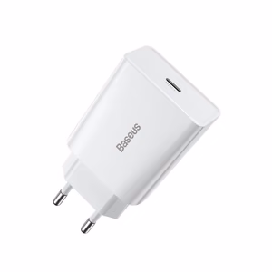 Baseus Speed Mini pikalaturi, USB-C, PD, 3A, 20W (valkoinen)