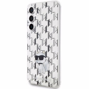 Karl Lagerfeld Monogram Suojakuori Samsung Galaxy S23 FE:lle - läpinäkyvä