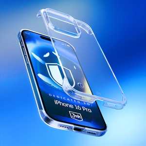 3mk Just20g Clear Case Suojakuori Apple iPhone 16 Pro:lle - läpinäkyvä
