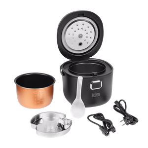 TEESA-matkakäyttöinen monitoimikeitin ja riisinkeitin, 2 l, 12–24 V / 230 V, 350 W