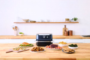 Ninja Foodi FlexDrawer AF500EU – kaksialueinen kiertoilmakypsennin, 2470 W, 10.4 l, musta