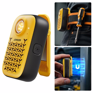 Joyroom Maya JR-MS03 kannettava Bluetooth-kaiutin sisäänrakennetulla taskulampulla - keltainen