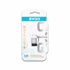 BWOO adapteri USB-C - USB harmaa OTG BZ-38