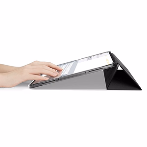 Spigen Liquid Air Folio Suojakuori iPad Pro 13 7 / 8 / 2024-2025:lle - Musta