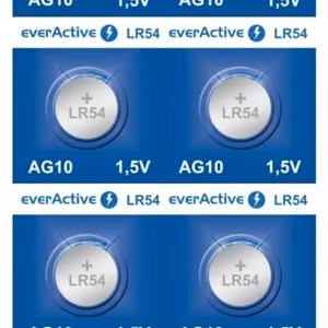 Mini alkaliparistot everActive G10 LR1130 LR54 10 kpl