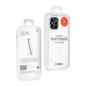 Case for iPhone XR Clear Case 2 mm Box transparent