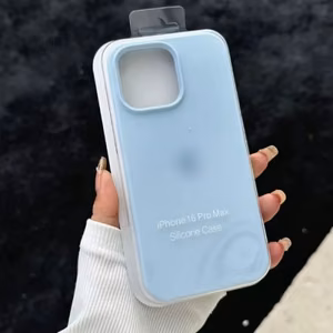 Puhelimen suojakuori Silicone Plastic Pack Apple iPhone 12 vaaleansininen (pakkauksessa)