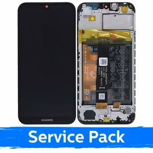 LCD-näyttö yhteensopiva Huawei Y5 2019 musta kehyksellä (Service Pack)