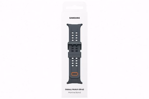 Samsung SNL71MB Marine Band -ranneke (S/M/L) Galaxy Watch Ultra2 / Galaxy Watch Ultra -kelloille, musta