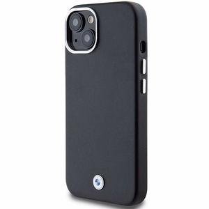BMW Signature Wrapped Metal MagSafe Suojakuori iPhone 15 Plus / 14 Plus:lle - musta