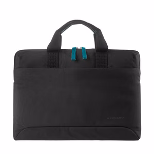 Tucano Smilza Super Slim -kannettavan laukku MacBook Pro 14", MacBook Air 15", 13" MacBook Pro / Air ja 13–14" kannettaville, musta