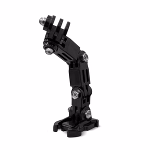 GoPro kypäräkiinnitystarvikkeiden sarja GoPro, DJI, Insta360, SJCam, Eken action-kameroille (GoPro Cycling Helmet Chin Holder)